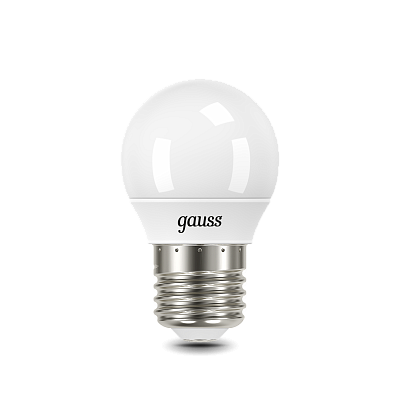 Лампа Gauss Шар 9.5W 950lm 6500K E27 LED 105102310