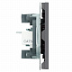 Розетка TV + компьютерная RJ-45 (механизм), STEKKER Эмили, RST00-5106-10, платиново-серый, soft touch