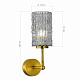 Бра ST Luce GACCIOLO SL1240.301.01, латунь