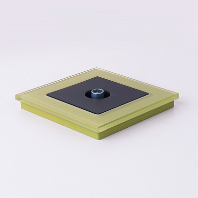 Розетка ТВ проходная Werkel черный a033758