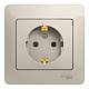 Розетка SE Glossa молочный GSL000942