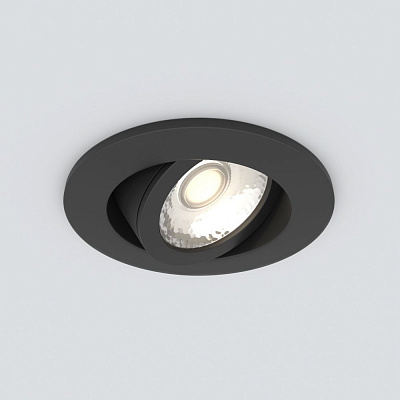 Встраиваемый светильник Elektrostandard 15272/LED a056031 черный