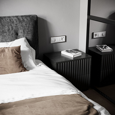 Розетка с заземлением и USB Werkel белые матовые a062406