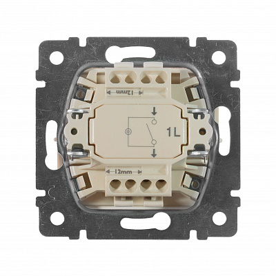 Выключатель с подсветкой бежевый Legrand Valena Classic 774310