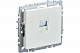 Розетка RJ45 IEK Brite кат.5E РК10-БрЖ жемчуг BR-K10-1-K36