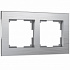 Рамка на 2 поста Werkel Aluminium W0021706 алюминий a050957
