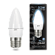 Лампа Gauss Свеча 9.5W 950lm 4100К E27 LED 103102210 (5 шт)