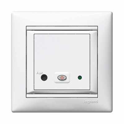 Рамка для розетки на 1 пост белая Legrand Valena Classic 774451