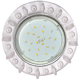 Встраиваемый светильник Ecola Glass GX53 FN53RNECB