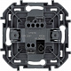 Переключатель одноклавишный с подсветкой антрацит Legrand Inspiria 673653