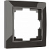 Рамка для розетки на 1 пост Werkel Snabb basic W0012007 коричневая a051291