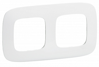 Рамка на 2 поста белая универсальная Legrand Valena Alure 754302