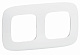 Рамка на 2 поста белая универсальная Legrand Valena Alure 754302