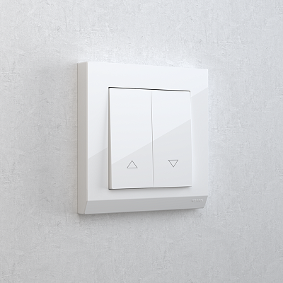 Выключатель жалюзи Werkel W1124501 белый a051132