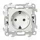 Розетка с/з белая Simon 24 2420434-030