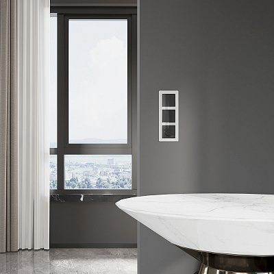 Выключатель одноклавишный Werkel черный акриловый a064024