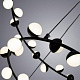 Подвесная светодиодная люстра Arte Lamp Dexter A3619SP-48BK