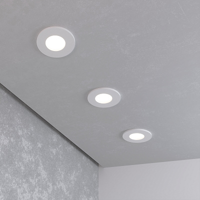 Встраиваемый светильник Elektrostandard 125 MR16 белый матовый a053361