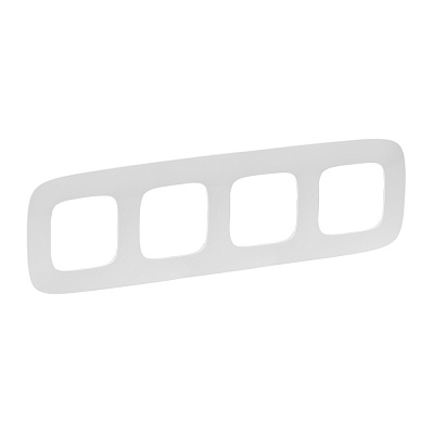 Рамка на 4 поста белая универсальная Legrand Valena Alure 754304