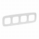 Рамка на 4 поста белая универсальная Legrand Valena Alure 754304
