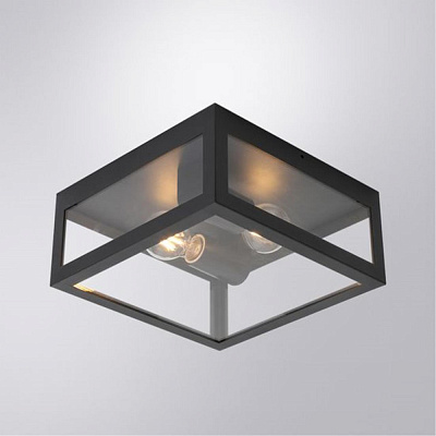 Уличный настенный светильник Arte Lamp Belfast A4569PF-2BK