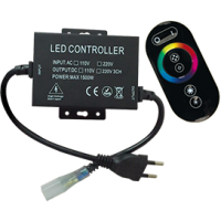 Контроллер Ecola 220V RGB (IP20) 1500W 6,6A для ленты 220V 16x8 IP68 RFB615KSB