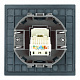 Розетка компьютерная 1-местная RJ-45 (механизм), серия Мия, RST00-3117-05, черный бархат 50450