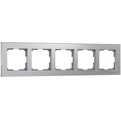 Рамка на 5 постов Werkel Aluminium W0051706 алюминий a050961