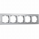 Рамка на 5 постов Werkel Aluminium W0051706 алюминий a050961