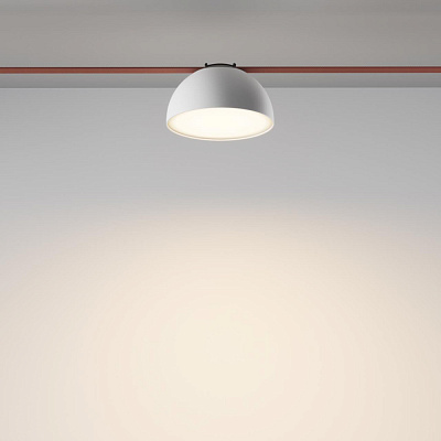 Трековый светодиодный светильник Maytoni Bowl TR126B-20W3K-W